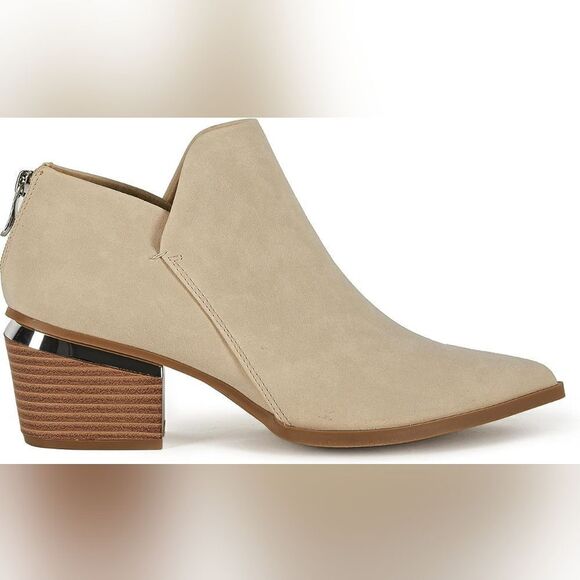 (36-3613)   ZBY Womens Pointed Toe Cut  Ankle Boots Sz 7 - Picture 5 of 13